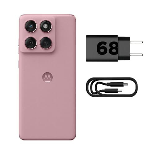 Smartphone Motorola Edge 60 Fusion 5G - 256GB 16GB (8GB RAM+8GB Ram Boost) 50MP Sony AI Camera IP68 NFC - Rosa