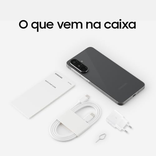 Smartphone Samsung Galaxy A56 5G 128GB, 8GB RAM, Câmera 50MP, IP67, Super AMOLED 6.7", Recursos AI, Preto