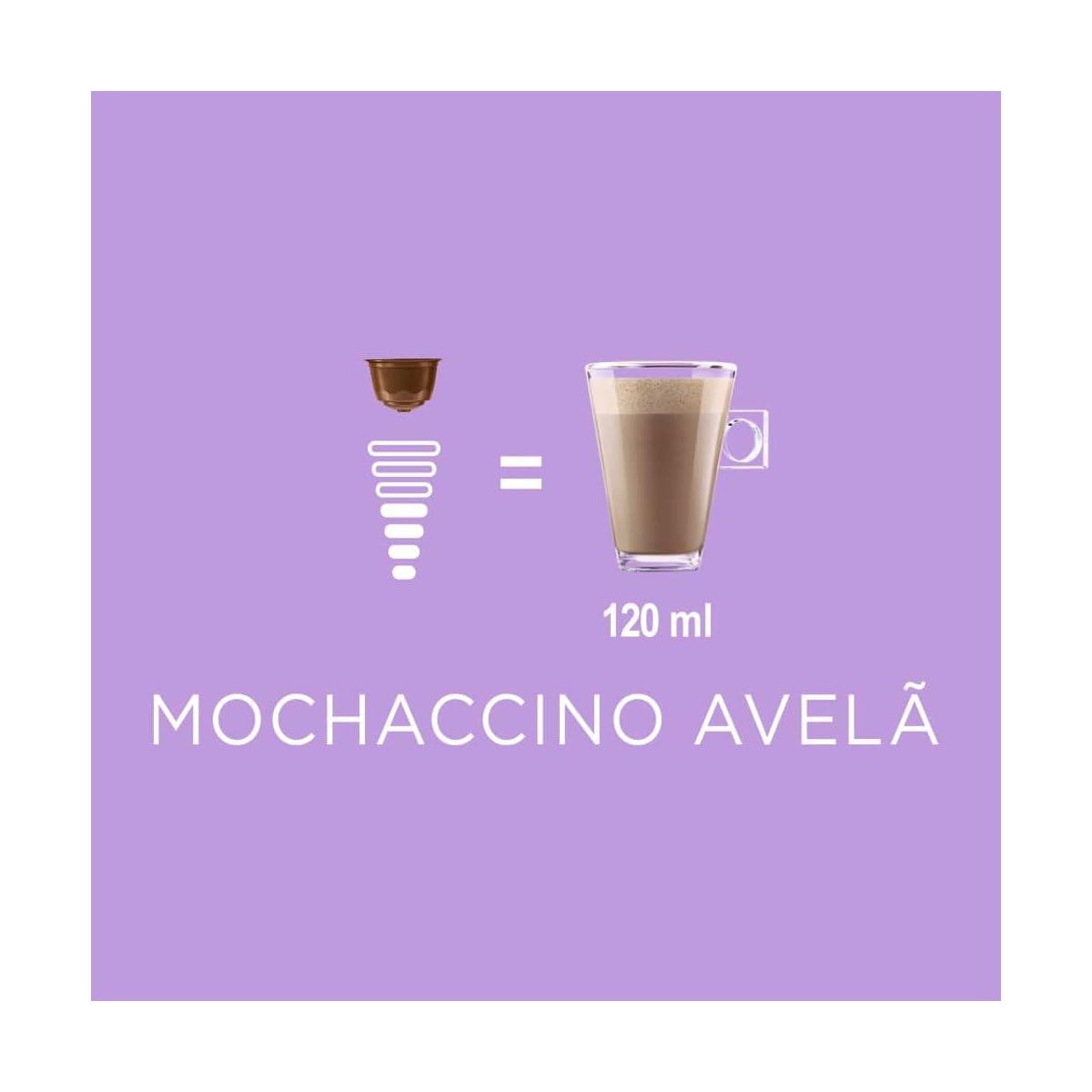 Dolce Gusto Mochaccino Em Cápsula Avelã Nescafé Caixa 170G 10 Unidades