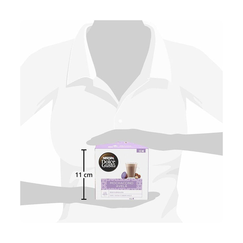 Dolce Gusto Mochaccino Em Cápsula Avelã Nescafé Caixa 170G 10 Unidades