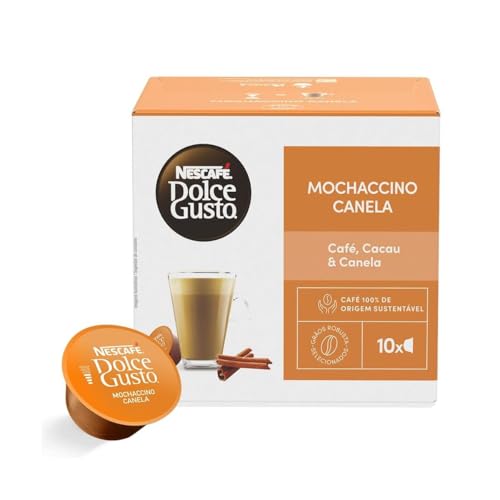 Café em Cápsula NESCAFÉ DOLCE GUSTO Mochaccino Canela 10 Cápsulas