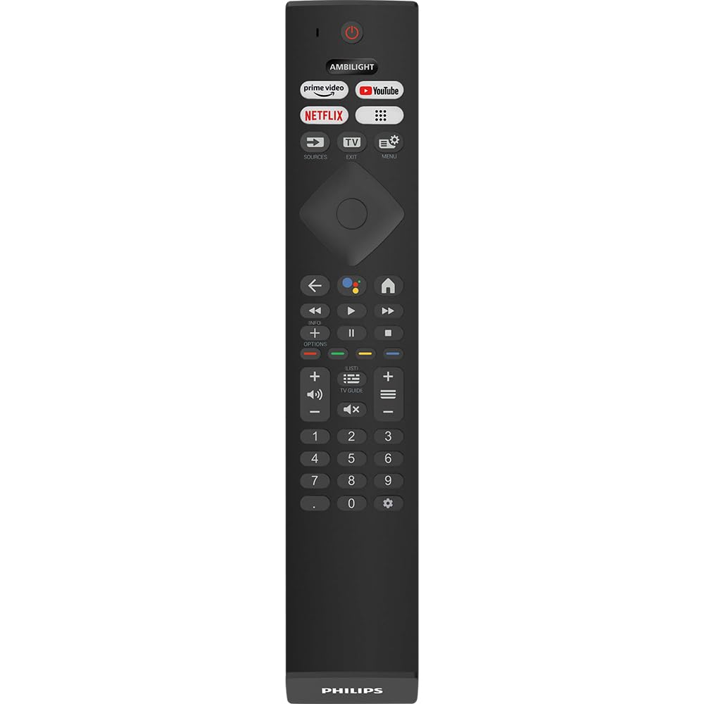 Smart TV Philips Ambilight 55" 4K 55PUG7908/78, Google TV, Comando de Voz, Dolby Vision/Atmos, VRR/ALLM, Bluetooth