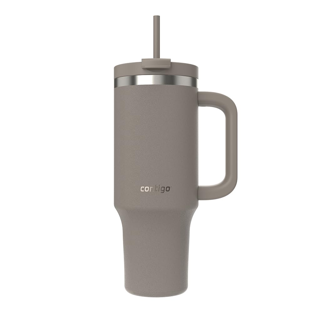 Copo Térmico com Canudo Streeterville 1,18L - Cinza