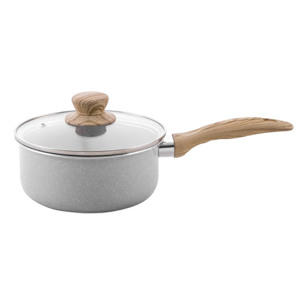 Brinox - Jogo de Panelas 5 Peças Ceramic Life Easy - Cinza
