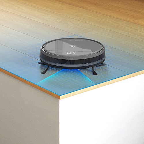 Aspirador de po robo Electrolux 2h20min controle remoto base carregamento bateria longa duração automatico varre aspira passa pano ERB30 bivolt preto sensor antiqueda