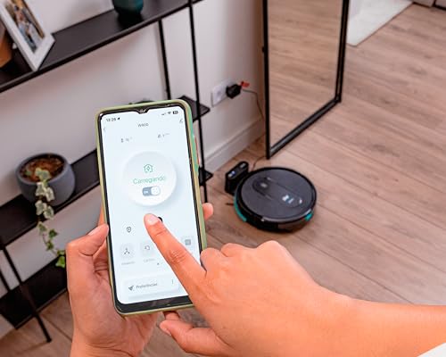 WAP Aspirador de Pó Robô ROBOT W400 3 em 1, Automático, 300ml, Compatível com Assistentes de Voz, 30W 10,8VDC Bivolt