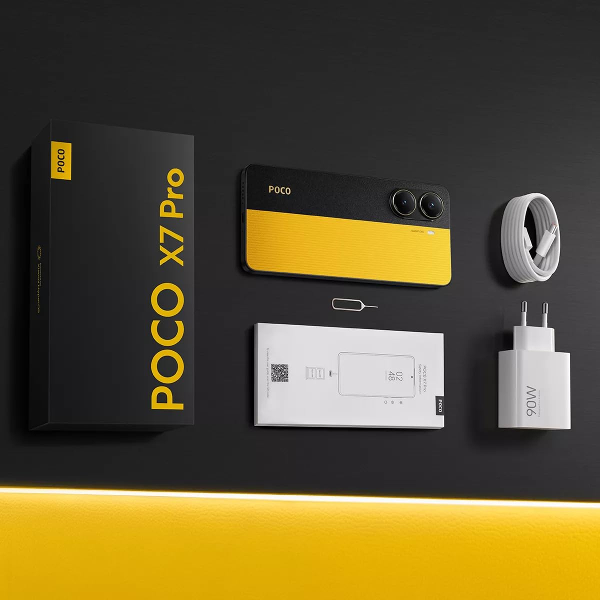 Smartphone Xiaomi Poco X7 Pro 5G NFC 8GB RAM 256GB ROM [2412DPC0AG] (BLACK, 8+256)