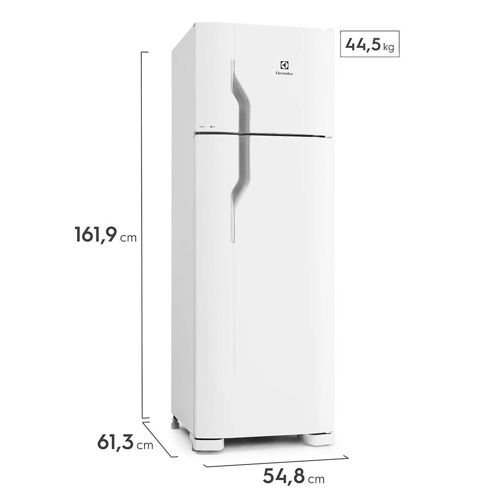 Geladeira Electrolux Cycle Defrost 260L Super Freezer Duplex Branca (DC35A) - 127 Volts