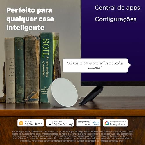 Roku Streaming Stick HD 2025 | Dispositivo de streaming para TV HD/FHD com controle remoto por comando de voz compatível com Alexa, Siri e Google