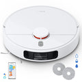 XIAOMI Robot Vacuum S10 - Robot aspirador e lava-chão com planeamento inteligente de rotas, sucção de 4000 Pa, três níveis de lavagem, branco