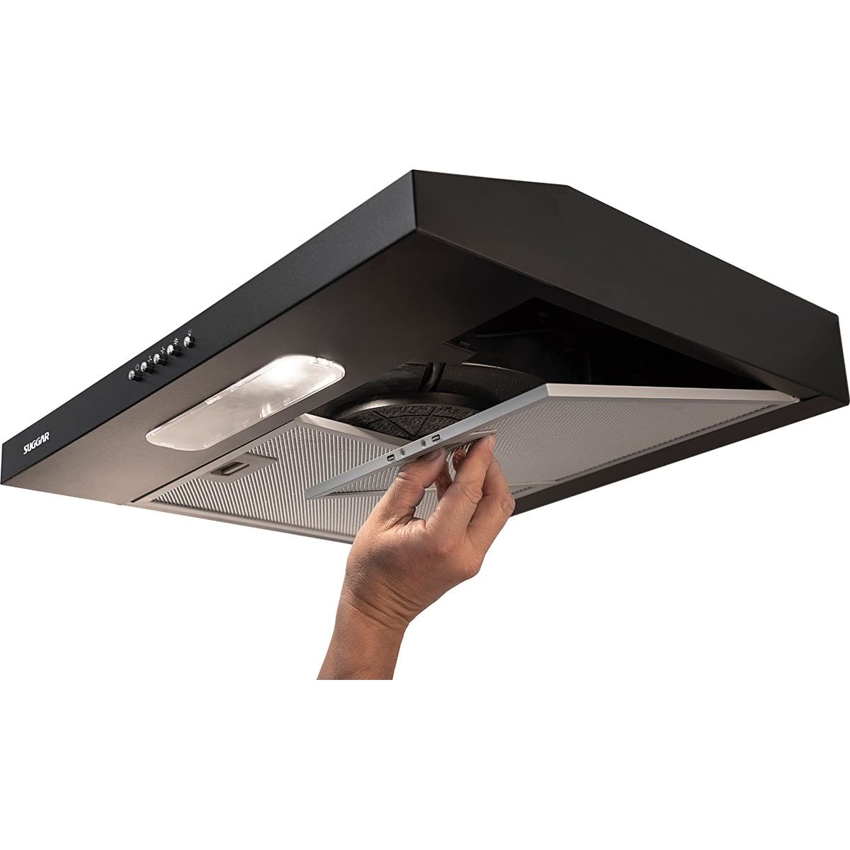 SUGGAR DEPURADOR DE AR SLIM 60CM 3 VEL. PRETO 110V DPS161PT
