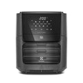Electrolux Air Fryer Forno 5 x 1 12L 1700W Digital Espeto Giratório 2 Bandejas Antiaderentes 10 funções 7 Receitas aviso sonoro Fritadeira Elétrica sem Óleo Forno Bancada EAF90 Grafite 127V