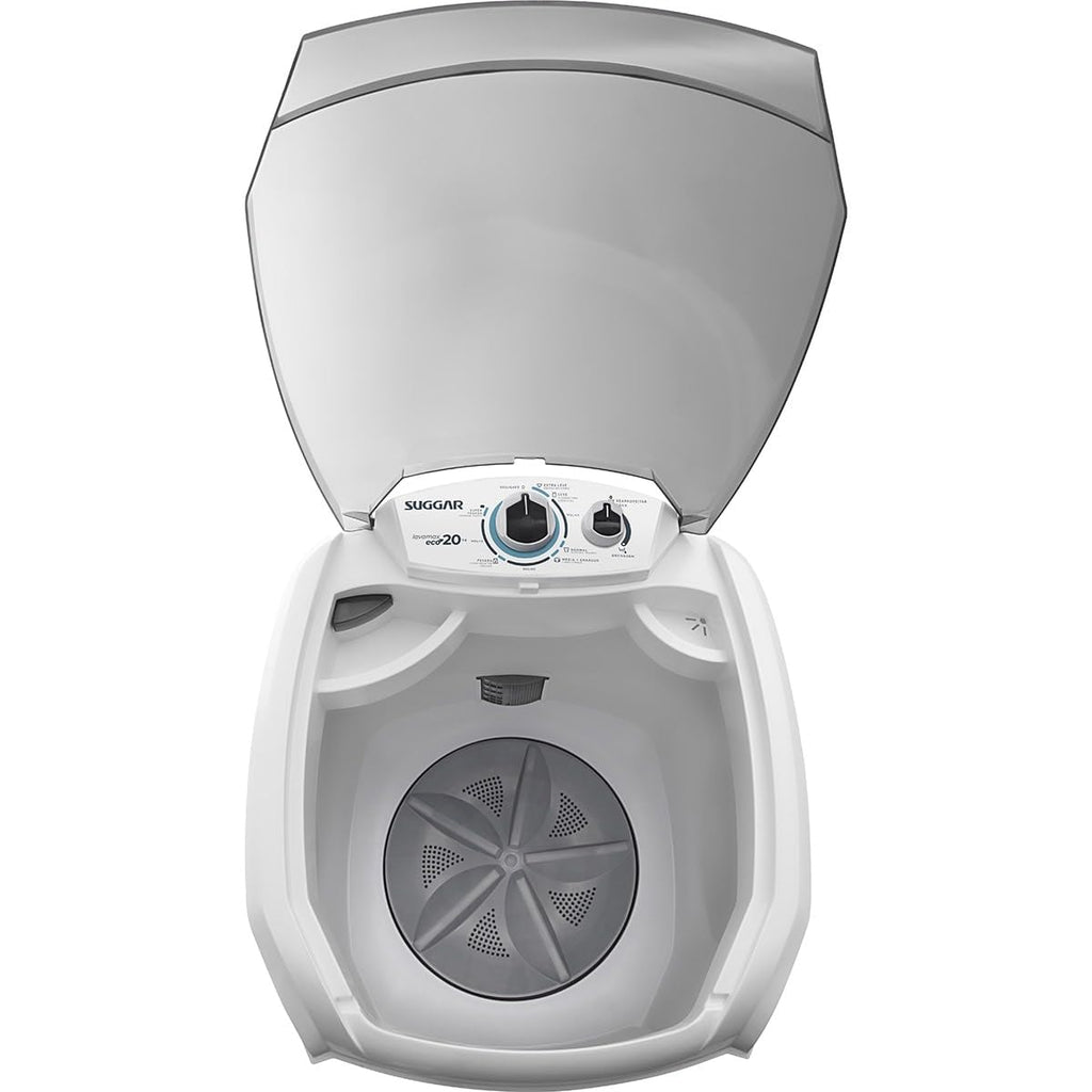 SUGGAR LAVADORA DE ROUPAS LAVAMAX ECO 20KG 110V BRANCA LE2001BR