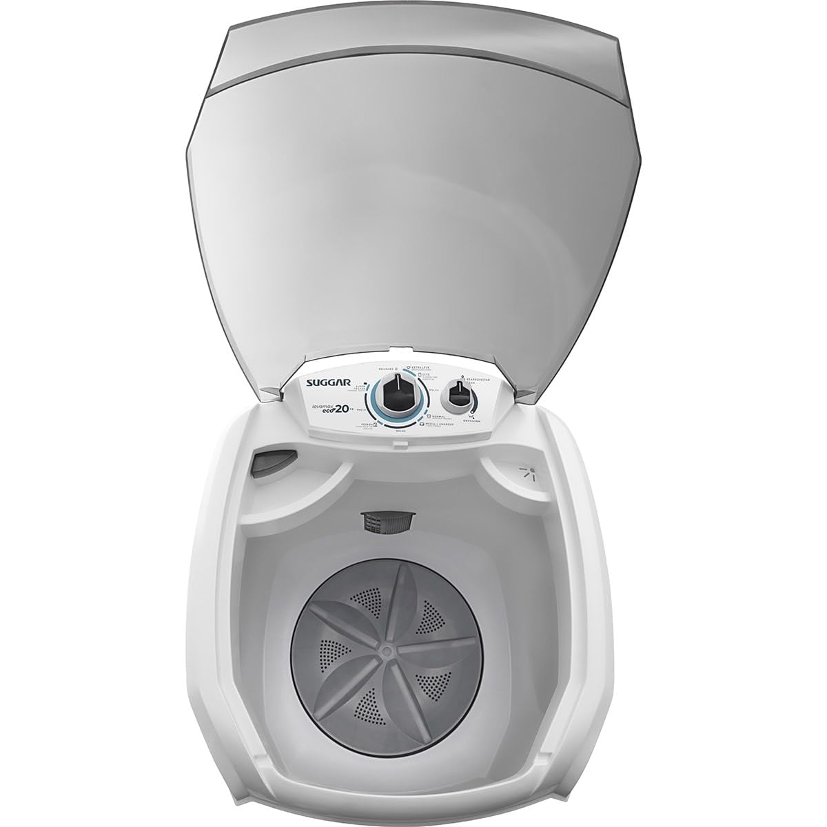 SUGGAR LAVADORA DE ROUPAS LAVAMAX ECO 20KG 110V BRANCA LE2001BR