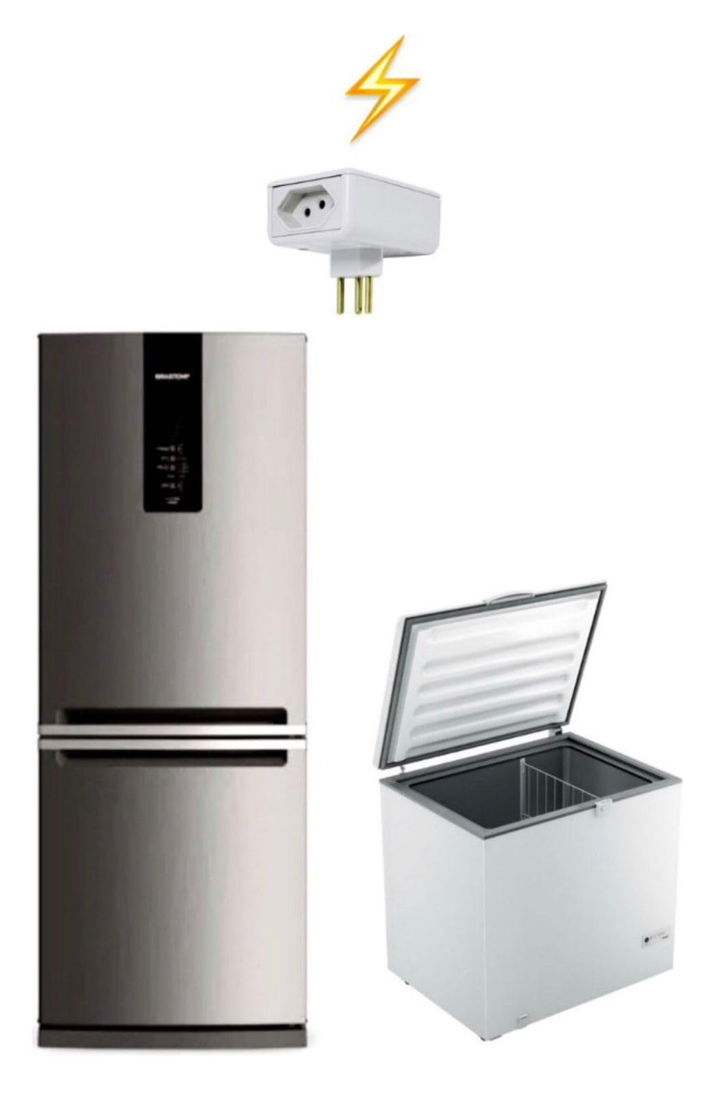 Protetor Contra Queda de Energia PW Para Freezer Ou Geladeira, Branco