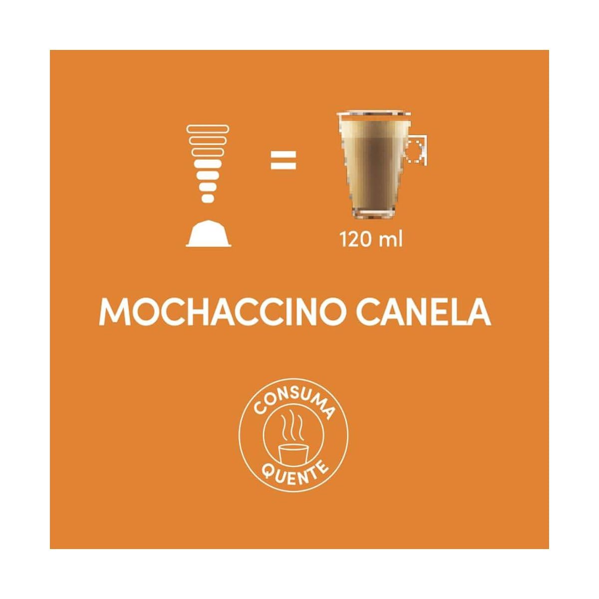 Café em Cápsula NESCAFÉ DOLCE GUSTO Mochaccino Canela 10 Cápsulas