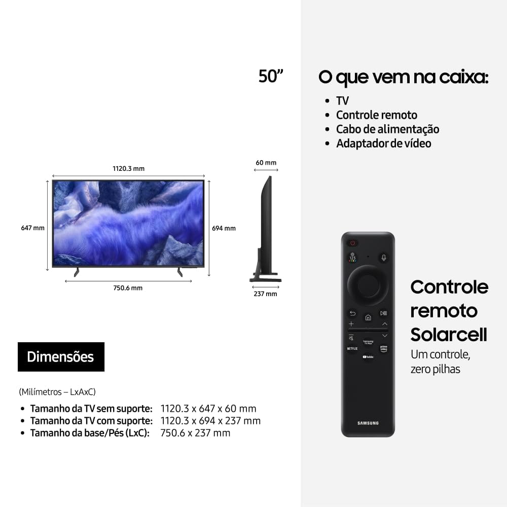 Samsung Vision AI TV 50" QLED ULTRA 4K QEF1 2025