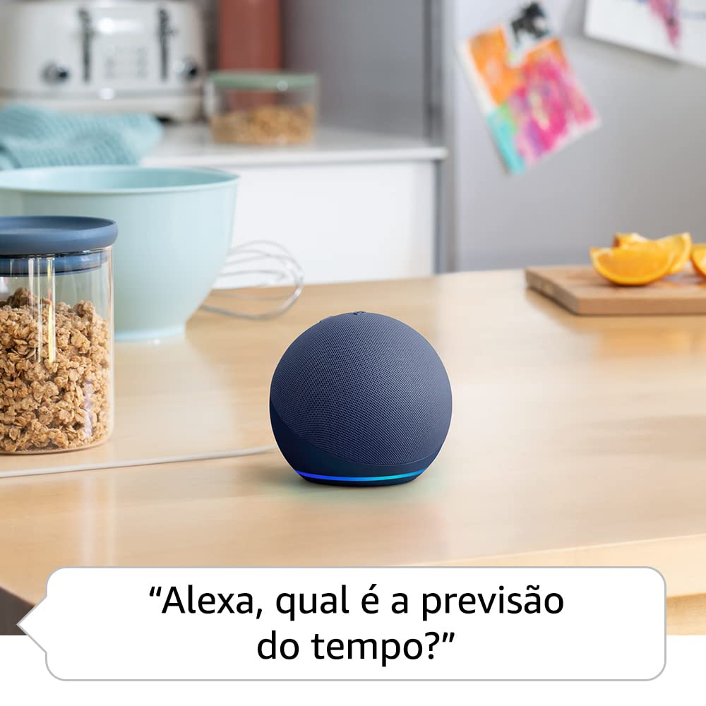 Echo Dot (Geração mais recente) | Smart speaker com Alexa, som vibrante e potente, Wi-Fi e Bluetooth | Cor Preta