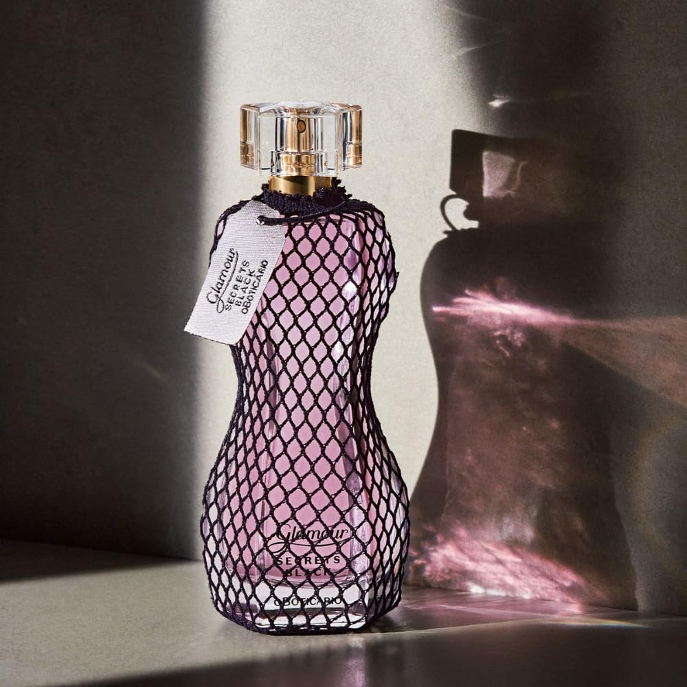 Boticario Glamour Desodorante Colônia Secrets Black 75ml V4
