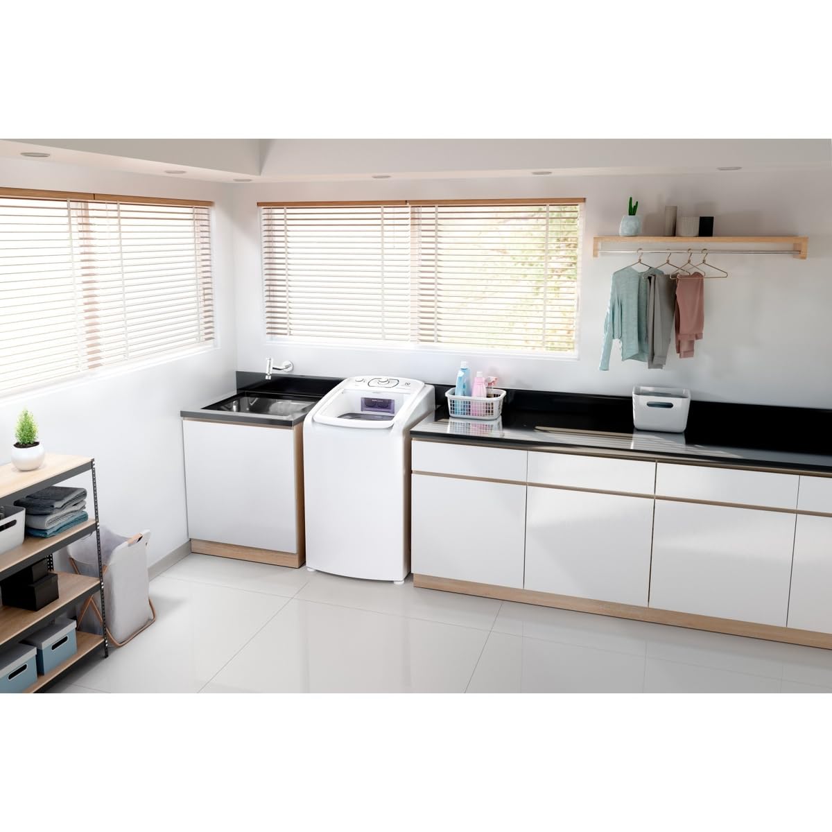 Máquina de Lavar Electrolux 11kg Branca Essential Care com Easy Clean e Filtro Fiapos (LES11) - 127V