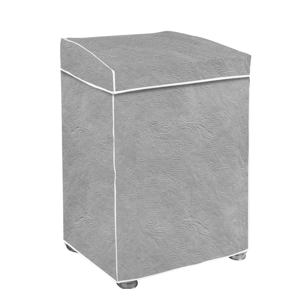 "Capa Para Maquina De Lavar Brastemp Eletrolux Consul 07Kg 08Kg 09Kg 10Kg 11Kg12Kg 13Kg 14Kg 15Kg 16Kg 17Kg Impermeável Forrada Com Elástico Traseiro Proteção UV Material Super Resistente " (Cinza, G)