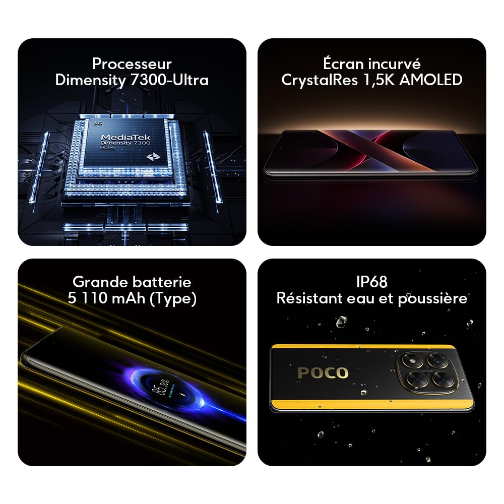 Smartphone Xiaomi Poco X7 5G NFC Silver (Prata) 8GB RAM 256GB ROM