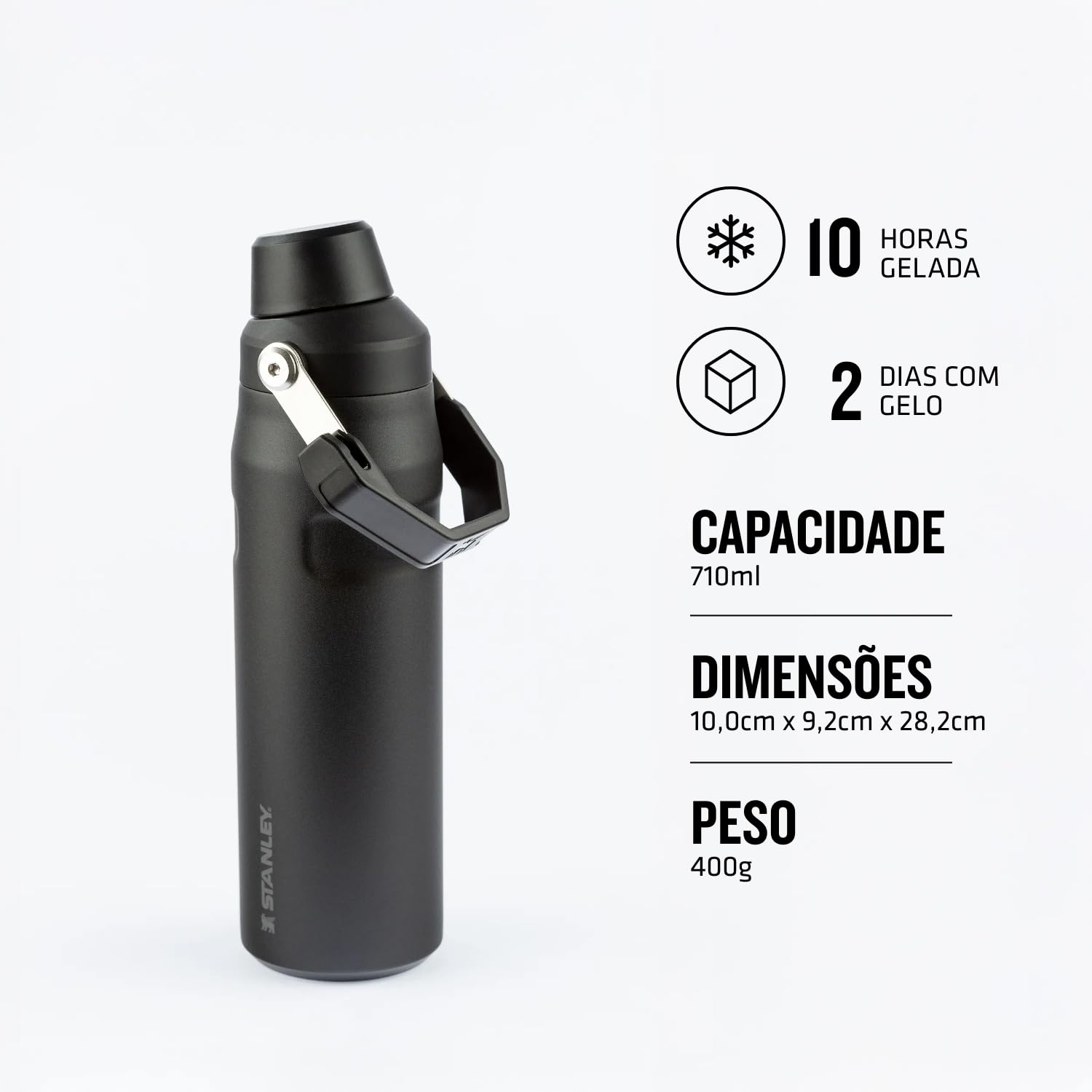 Stanley Garrafa Térmica Aerolight Fast Flow Black | 710ml