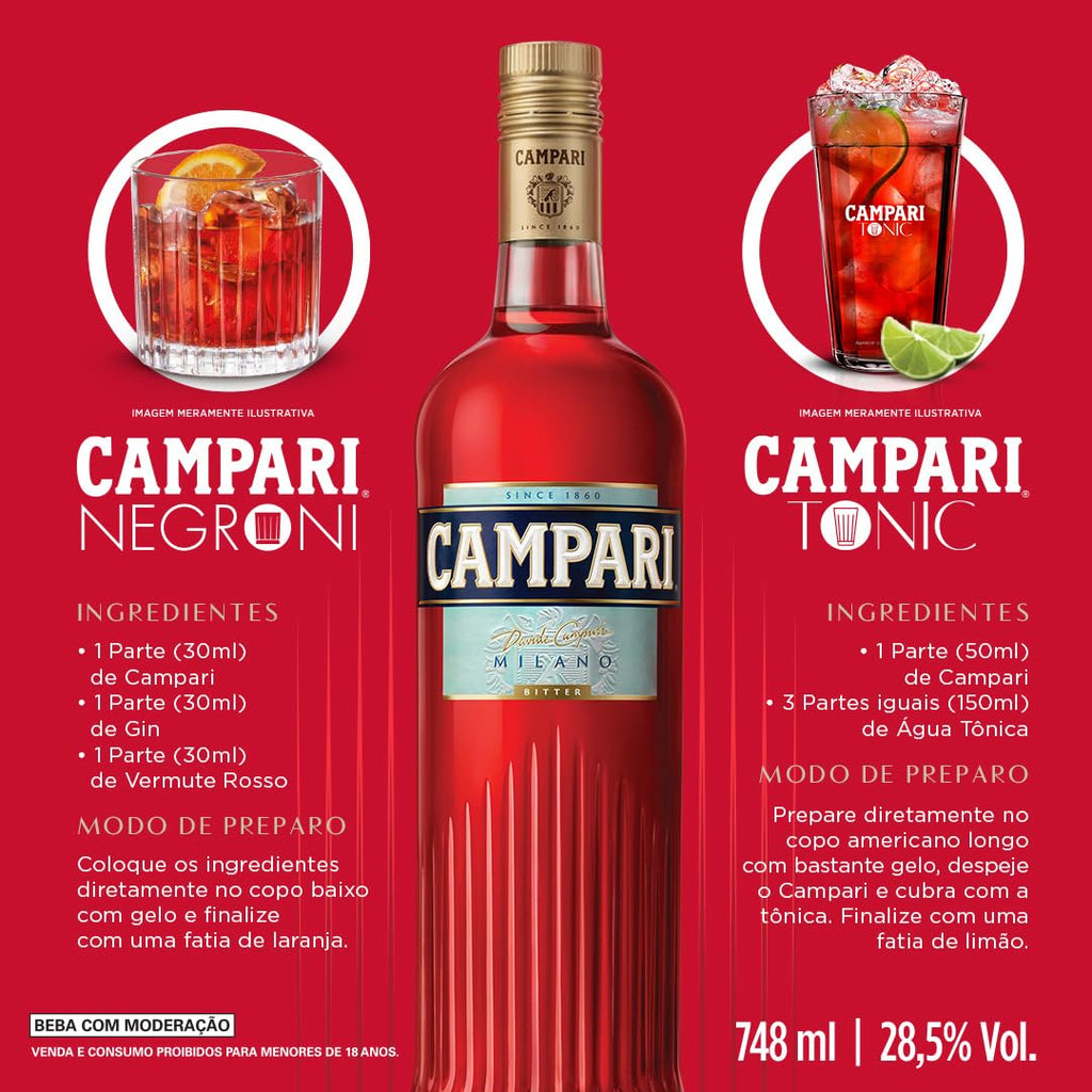 Aperitivo Bitter Campari 748ml