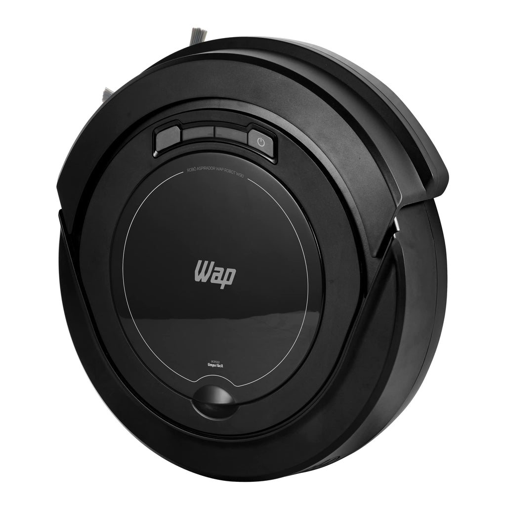 WAP Aspirador de Pó Robô ROBOT W90 3 em 1, Automático, 250ml, Sistema Antiqueda e Rodas Emborrachadas, 30W 3,6VDC Bivolt