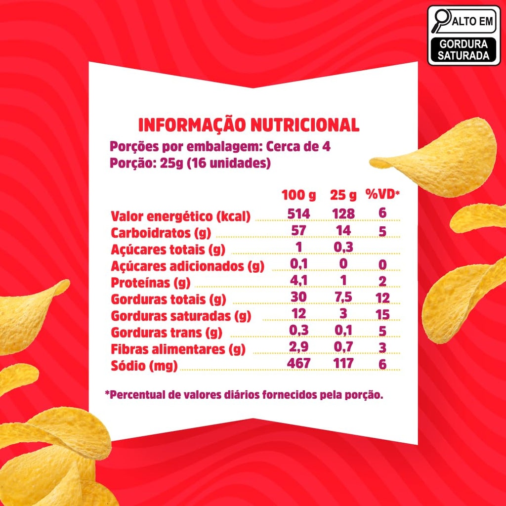 Pringles Pack Promo Salgadinho de Batata Frita 3 Sabores - Original, Creme e Cebola e Churrasco