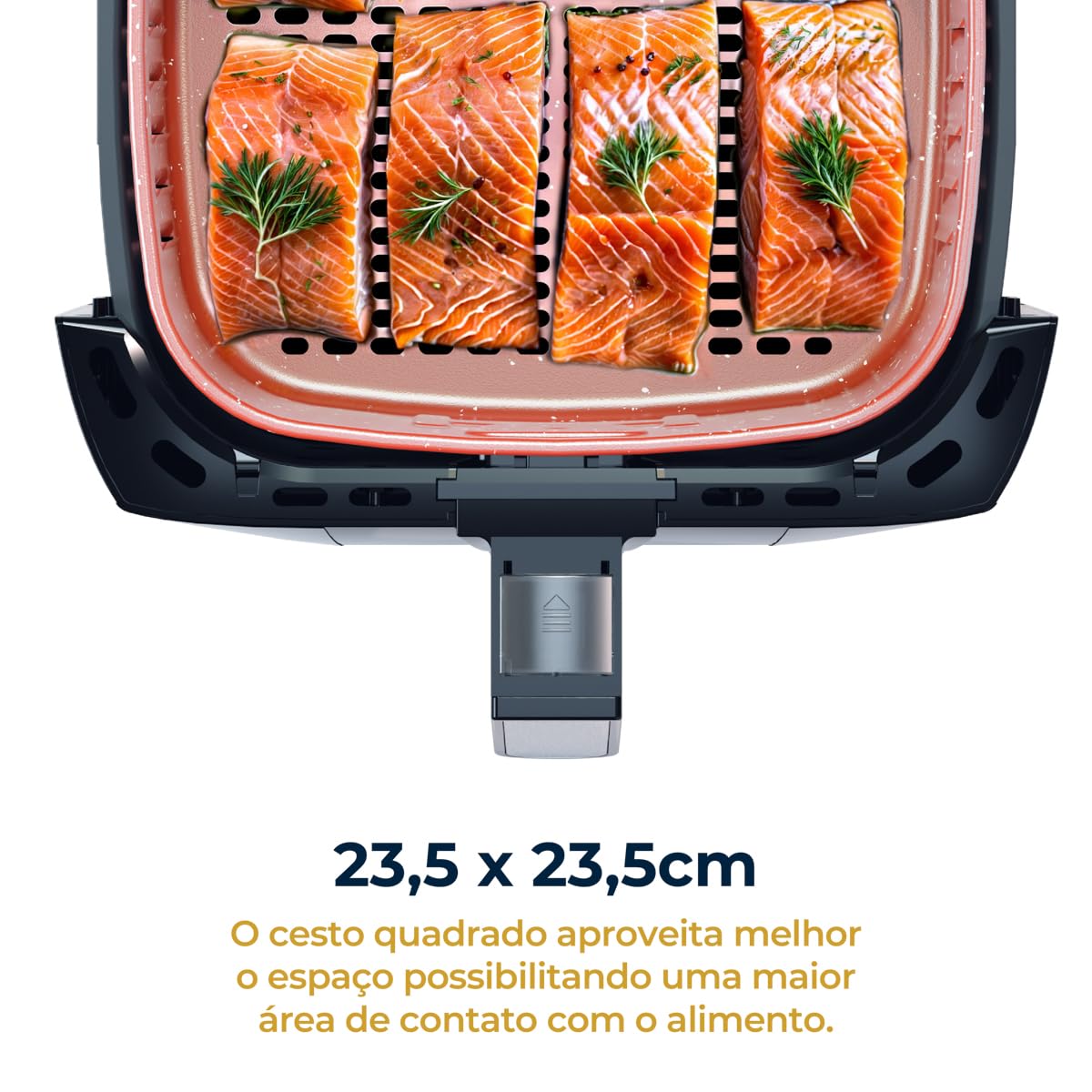 Fritadeira Air Fryer Britânia 5,5L 1500W BFR50 Redstone 127V