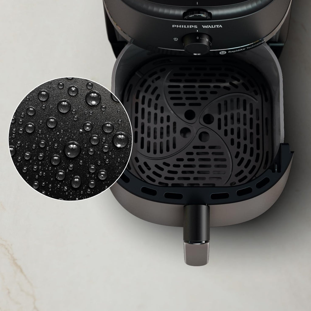 Fritadeira Airfryer Série 1000 XL, Philips Walita, 6,2 litros, Tecnologia RapidAir, Preta, 2 anos de garantia, 110v - NA130/00