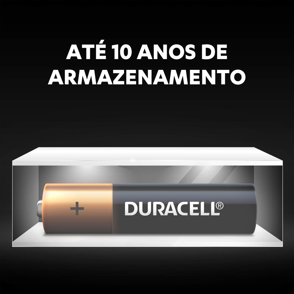 Duracell Pilha Alcalina AAA Palito Com 16 Unidades – Dura Mais – Ideal para Controles Remotos, Brinquedos e Lanternas