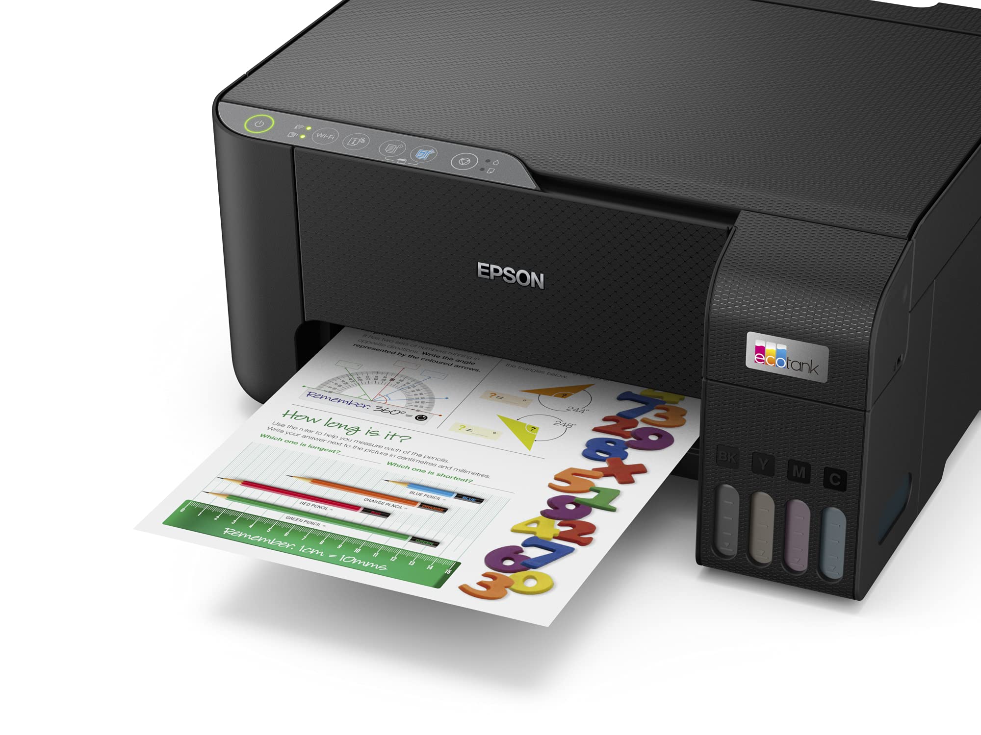 Epson EcoTank L3250 - Multifuncional, Tanque de Tinta Colorida, Wi-Fi Direct, USB, Bivolt, Preto