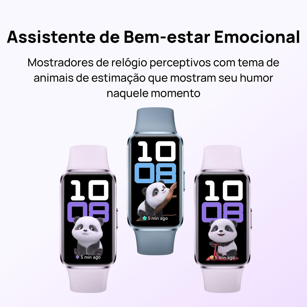 Smartwatch, HUAWEI Band 10, Caixa de Polímeros Duráveis, Análise do Sono em Nível Profissional, Assistente de Bem-estar Emocional, Relógio Smartwatch Compatível com Android e iOS, Preto