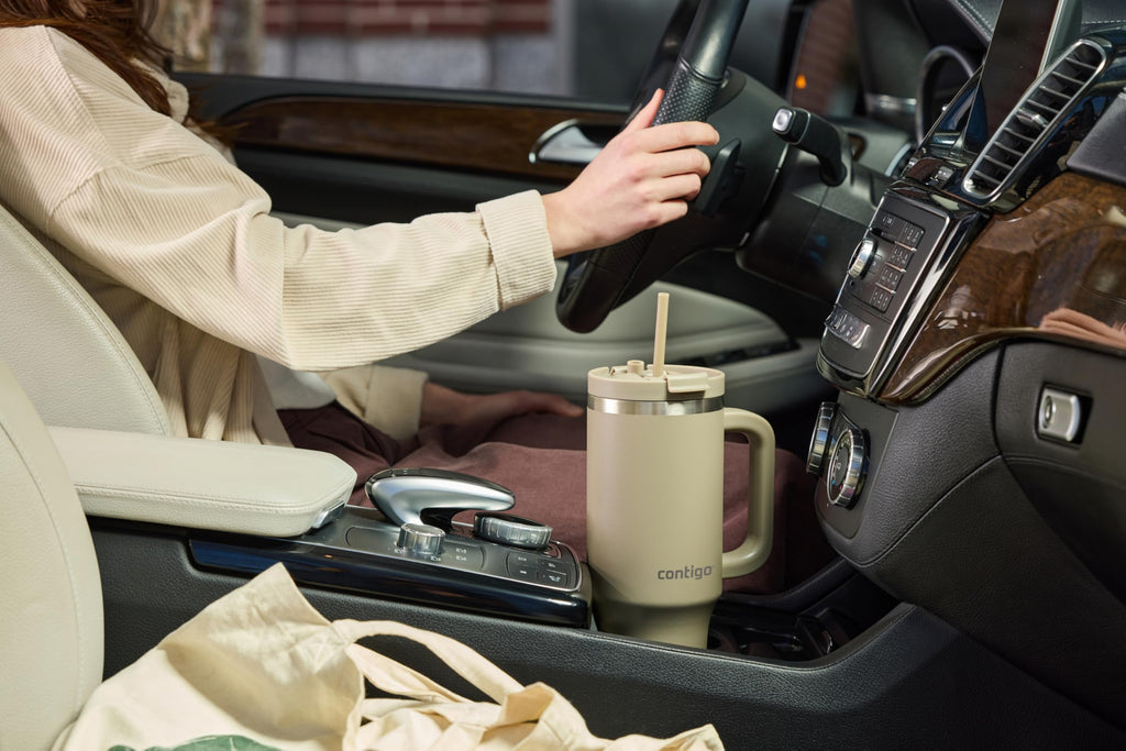 Copo Térmico com Canudo Streeterville 1,18L - Cinza