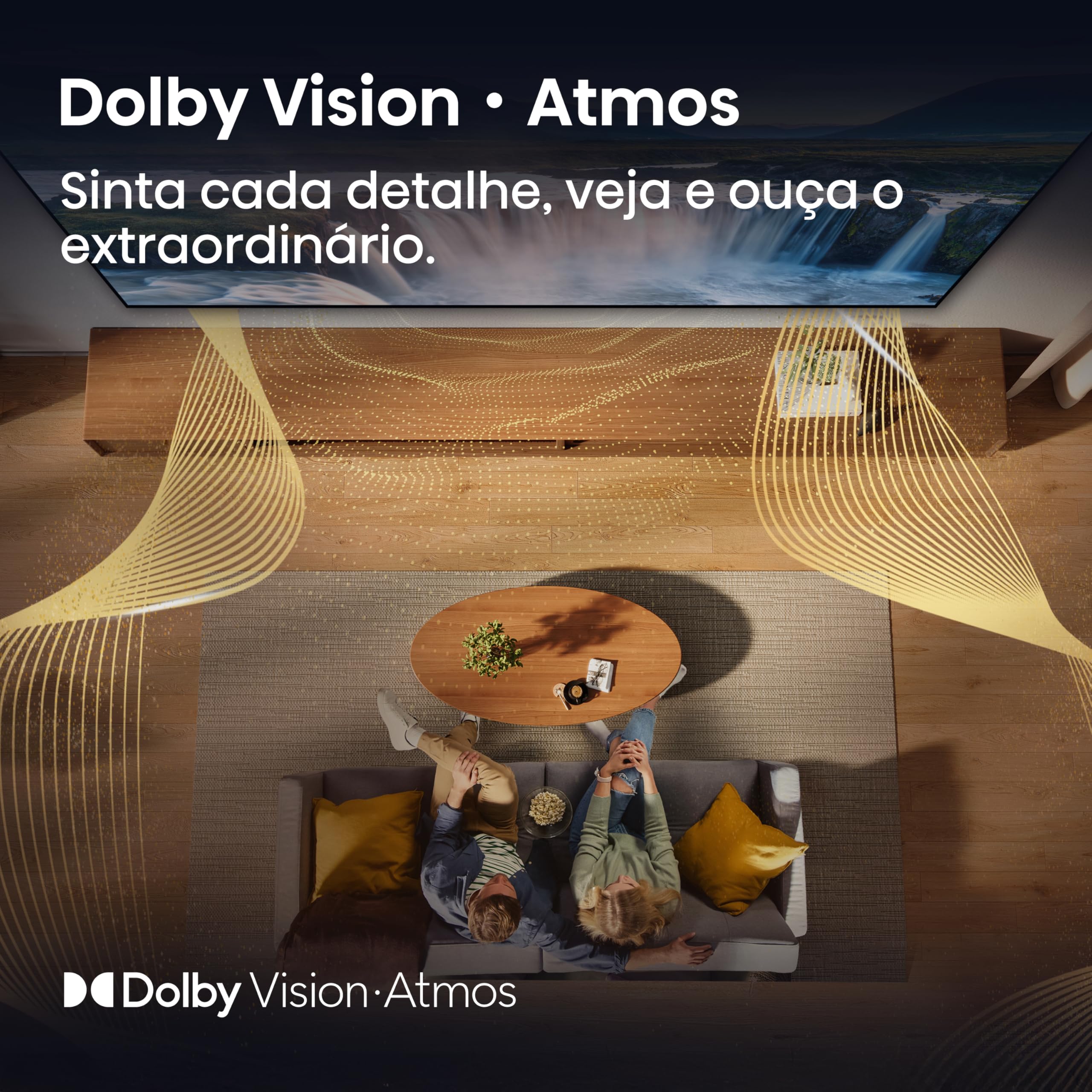 Hisense Smart TV UHD 4K QLED 50" Polegadas 50Q6QV com HDR10+, Dolby Atmos, Sports Mode, Game Mode Plus e Compatível com Alexa