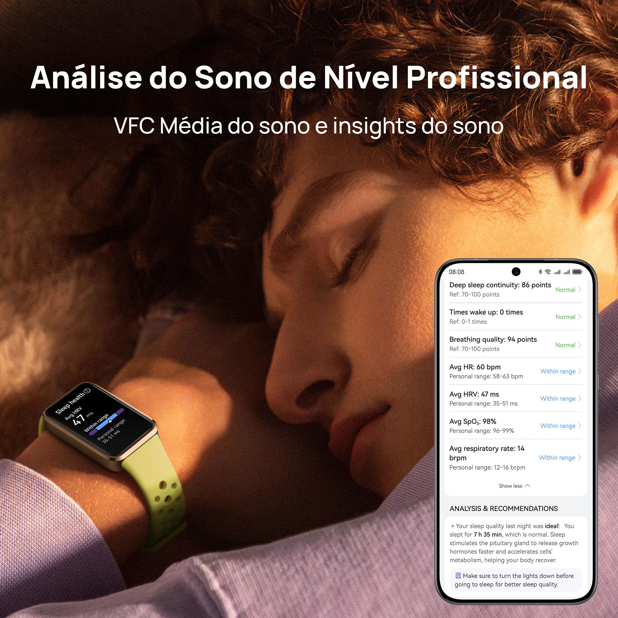 Smartwatch, HUAWEI Band 10, Caixa de Polímeros Duráveis, Análise do Sono em Nível Profissional, Assistente de Bem-estar Emocional, Relógio Smartwatch Compatível com Android e iOS, Preto