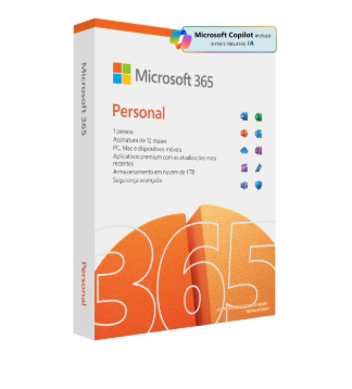 Microsoft 365 Personal Office 365 apps 1TB - 1 Usuário Assinatura Anual