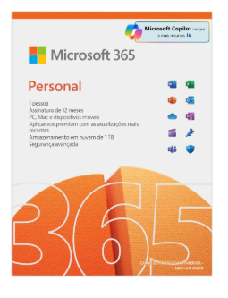 Microsoft 365 Personal Office 365 apps 1TB - 1 Usuário Assinatura Anual