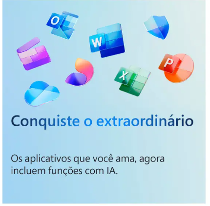 Microsoft 365 Personal Office 365 apps 1TB - 1 Usuário Assinatura Anual