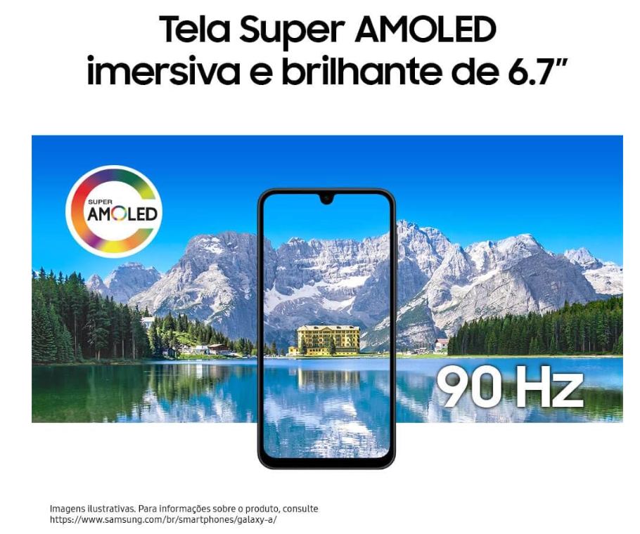 Smartphone Samsung Galaxy A17 256GB 8GB RAM 6,7" Câm. Tripla + Selfie 13MP